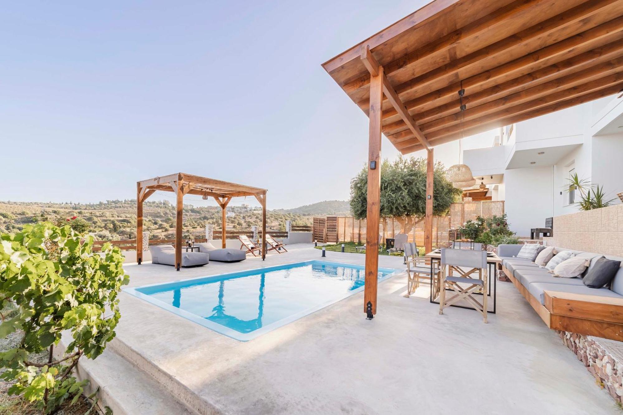 Villa Tranquility Psinthos Экстерьер фото